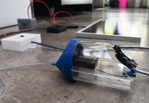 Los estudiantes chilenos elaboraron un dispositivo para aprovechar el vapor en invernaderos.