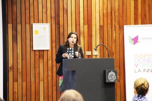 Alondra Chamorro habló de la experiencia en la academia. 