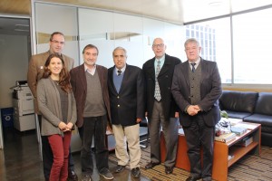 Ana María Sepúlveda, Armin Ebner, Ricardo Pérez,Franco Pedreschi, John Weidner y Jorge Crempien.