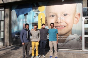 En la foto ( de izquierda a derecha): Sergio Reyes, José Ignacio Díaz, Cristian Cornejo y César Retamal.