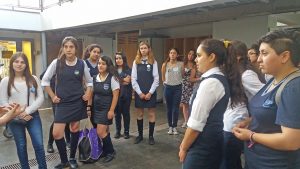Visita Liceo Carmela Carvajal.