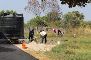 Implementación de un canal para el drenaje y flujo del agua