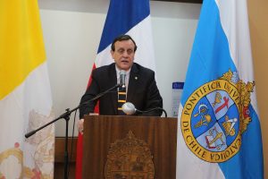 Rector UC, Ignacio Sánchez, en su discurso