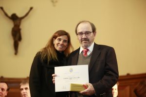 Reconocimiento por 25 años de trayectoria a Gustavo Lagos, Profesor del Departamento de Ingeniería de Minería.