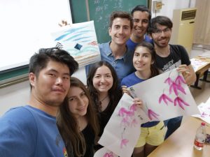 Alumnos de Ingeniería en clases en el Beijing Culture and Languaje University (BCLU)