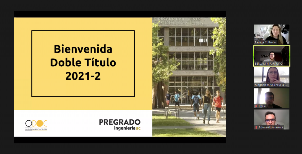 Ingeniería UC da la bienvenida a estudiantes del programa de Doble ...